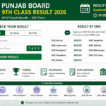 Punjab Board 9th Class Result 2026 – Check Result Online
