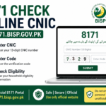 8171 Check Online CNIC by 8171.bisp.gov.pk