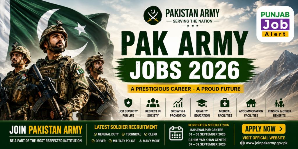 Pak Army Jobs 2026
