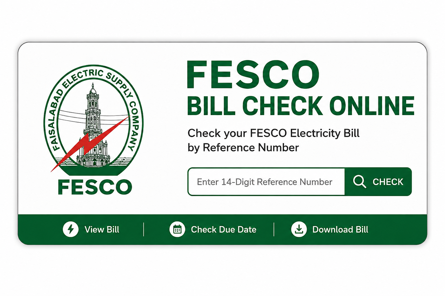 FESCO Bill Check Online 2026