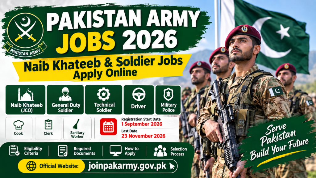 Pakistan Army Jobs 2026