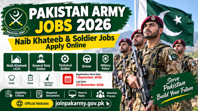 Pakistan Army Jobs 2026