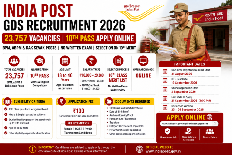 India Post GDS Recruitment 2026
