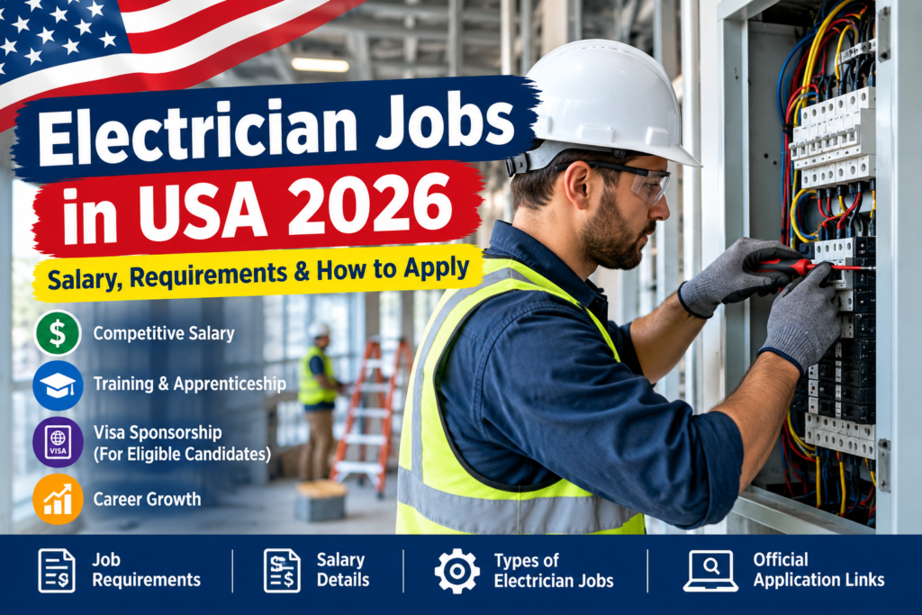Electrician Jobs in USA 2026