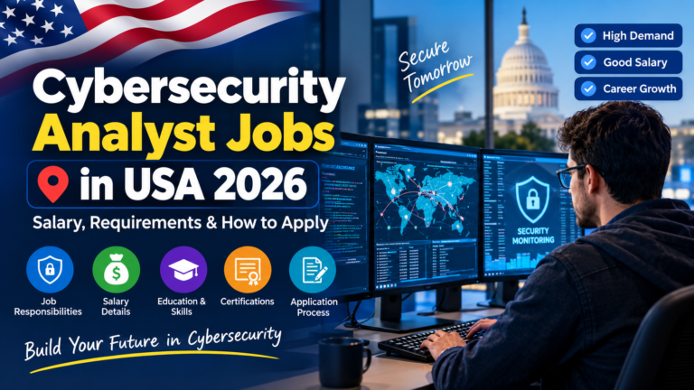 Cybersecurity Analyst Jobs in USA 2026 Best info