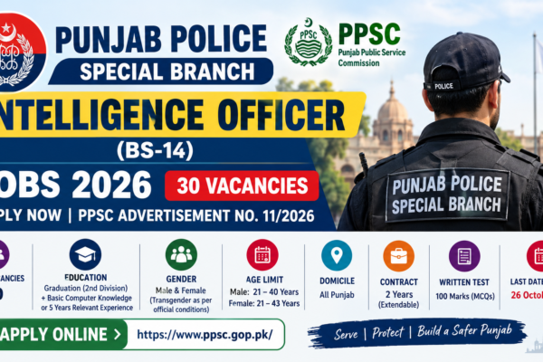30 Punjab Police Jobs 2026 – Apply Now