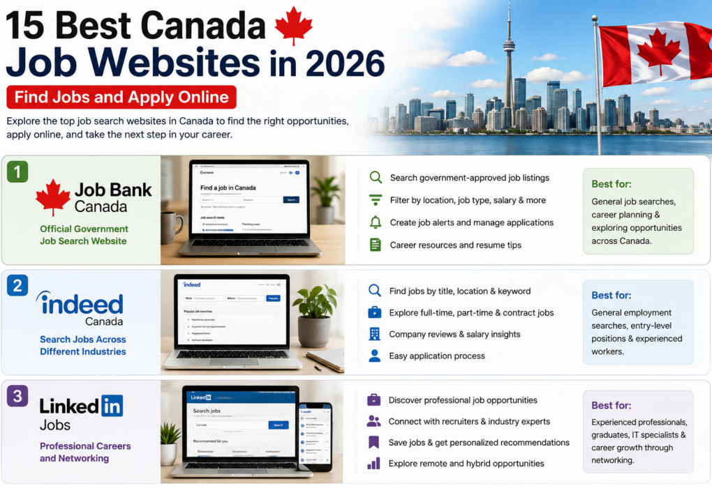 15 Best Canada Job Websites in 2026